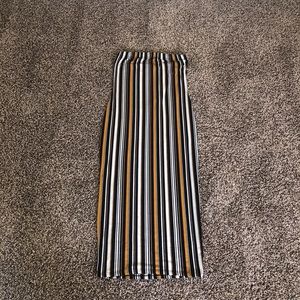Striped tube dress